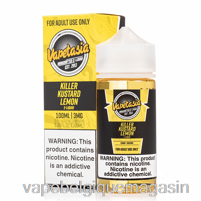 Vape Juice Killer Kustard Citron - Vapetasia - 100ml 6mg